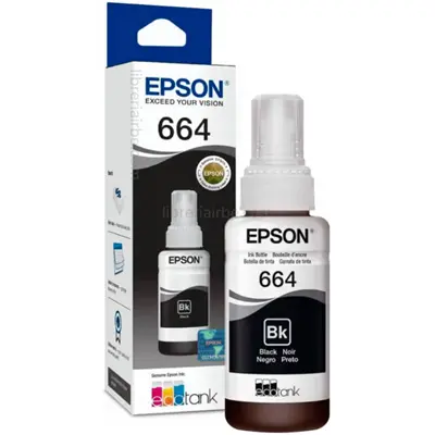 Recarga de Tinta Epson Negro T664