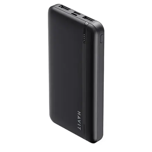 Cargador Portatil Havit 10000mAh Negro Entrada 5V/2A Micro USB- TIPOC