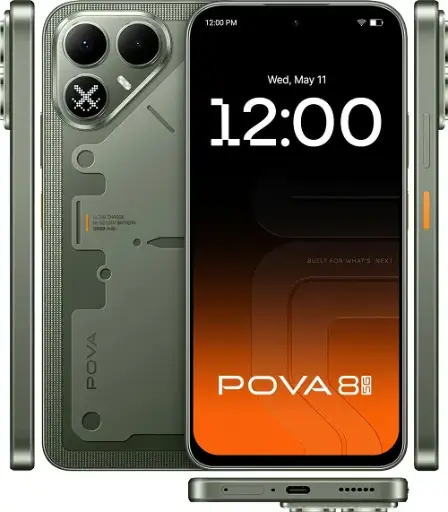 Celular Tecno Pova 8 5G 8/256 Graphite Black